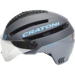 Cratoni Commuter - Helm speed pedelec met vizier - e-bike - Grijs